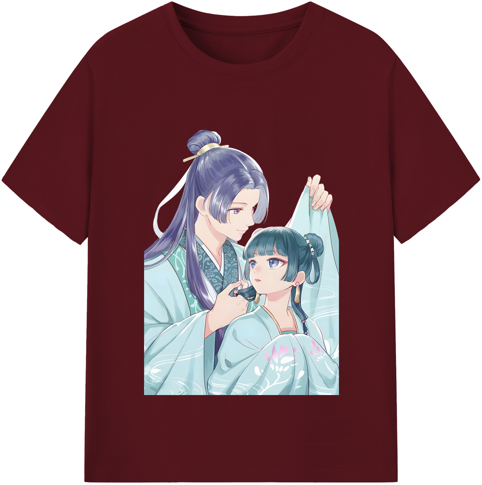 （画像用） 薬屋のひとりごと The Apothecary Diaries 綿100％半袖Tシャツ（フロントプリント）